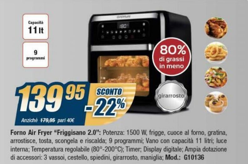 GFerrari Forno Air Fryer \