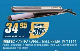 Imetec Piastra Capelli Bellissima IM/11144