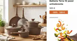 Kasanova Batteria Terra antiaderente offerta