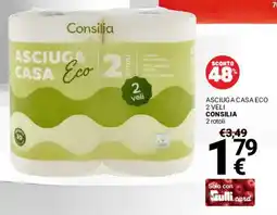 Supermercati Gulliver Asciuga casa eco Consilia offerta