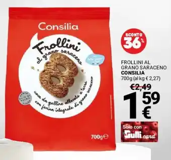 Frollini al grano saraceno Consilia