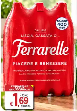 Jero Market Ferrarelle acqua eff. naturale offerta