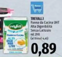 Emi Supermercati Trevalli Panna da Cucina UHT Alta Digeribilità Senza Lattosio offerta