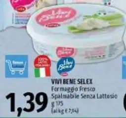 Emi Supermercati Vivi Bene Sele Formaggio Fresco Spalmabile Senza Lattosio offerta