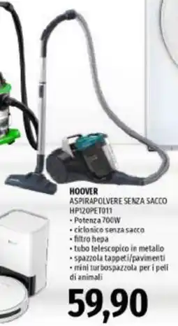 Emi Supermercati Hoover aspirapolvere senza sacco offerta