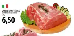 Emi Supermercati Lonza di suino trancio offerta