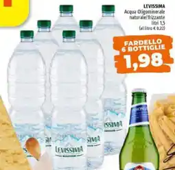 Emi Supermercati Levissima Acqua Oligominerale naturale/frizzante offerta