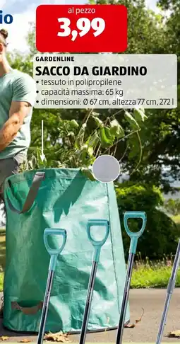 ALDI Gardenline sacco da giardino offerta