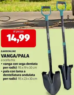 ALDI Gardenline vanga/pala offerta