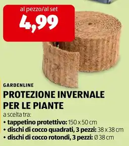 ALDI Gardenline protezione invernale per le piante offerta