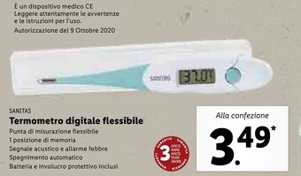 Sanitas Termometro digitale flessibile