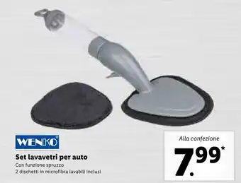 Wenko Set lavavetri per auto