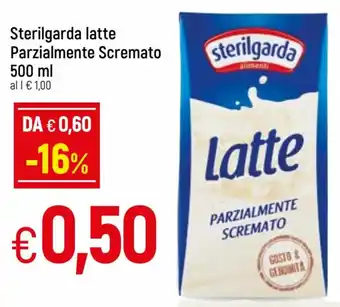 Famila Sterilgarda Latte Parzialmente Scremato 500 ml offerta