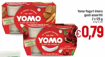 Famila Yomo Yogurt Intero gusti assortiti 2x125g offerta