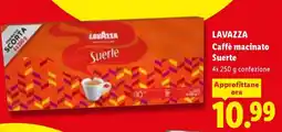 Lidl LAVAZZA Caffè macinato Suerte offerta