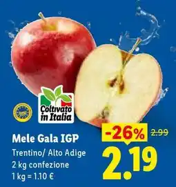 Lidl Mele Gala IGP offerta