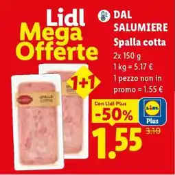 Lidl Dal Salumiere Spalla cotta offerta