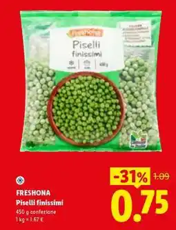Lidl Freshona Piselli Finissimi offerta