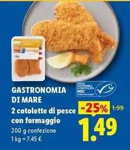 Lidl GASTRONOMIA DI MARE offerta