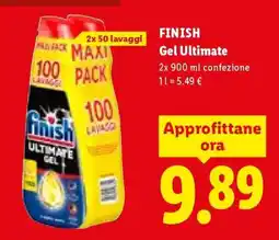 Lidl FINISH Gel Ultimate offerta