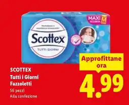 Lidl SCOTTEX Tutti i Giorni Fazzoletti offerta