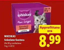 Lidl WHISKAS Selezione Gustosa offerta