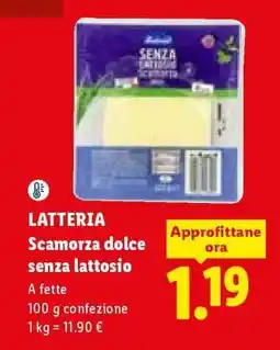 Lidl LATTERIA Scamorza dolce senza lattosio offerta