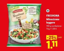 Lidl Freshona Minestrone leggero offerta