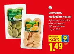 Lidl Vemondo Medaglioni vegani offerta