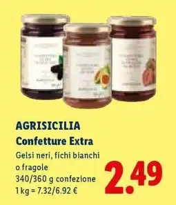 Lidl Agrisicilia Confetture Extra offerta