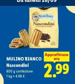Lidl MULINO BIANCO Nascondini offerta