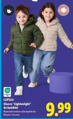 Lidl LUPILU Giacca 'Lightweight' da bambini offerta
