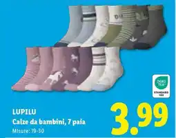 Lidl Lupilu Calze da bambini, 7 paia offerta