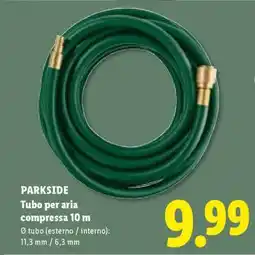 Lidl Parkside Tubo per aria compressa 10 m offerta