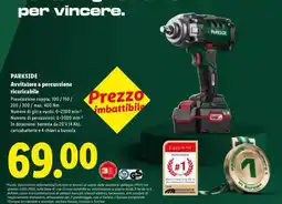Lidl PARKSIDE Avvitatore a percussione ricaricabile offerta
