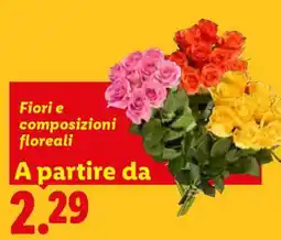 Lidl Fiori e composizioni floreali offerta