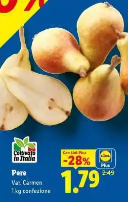 Lidl Pere offerta