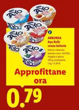 Lidl ARBOREA Ayo Kefir senza lattosio offerta