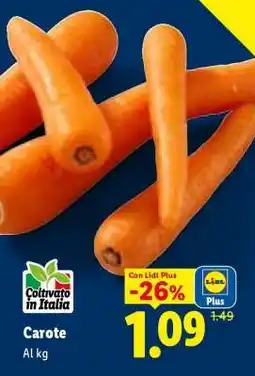 Lidl Carote offerta