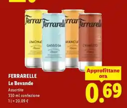 Lidl Ferrarelle Le Bevande offerta