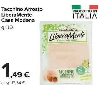Libera mente tacchino arrosto 110 g(ml)