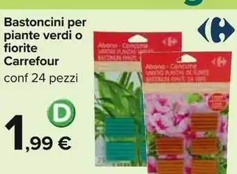 Carrefour bastoncini per piante verdi/ fiorite