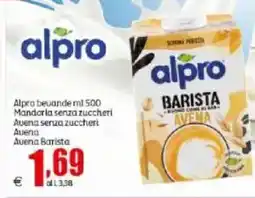 Elite Alpro bevande Mandorla senza zuccheri/ Avena senza zuccheri/ Avena Barista offerta