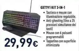 Unieuro GXTrust GXT791 Kit 3-in-1 offerta