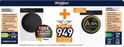 Unieuro Whirlpool Asciugatrice + Lavatrice offerta