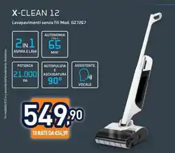 Unieuro Rowenta X-Clean 12 Lavapavimenti senza fili offerta