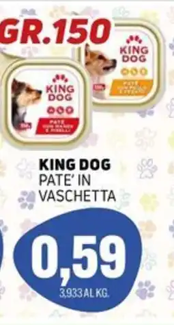 Emporio Amato King Dog Pate' in vaschetta offerta