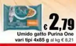 Sì con te Superstore Umido gatto Purina One offerta