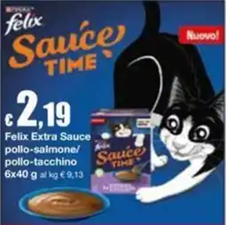 Sì con te Superstore Felix Extra Sauce pollo-salmone/ pollo-tacchino offerta
