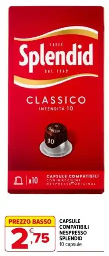 Iperal Capsule compatibili Nespresso Splendid offerta